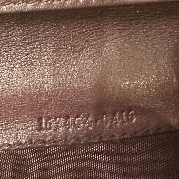 GUCCI Ssima GG wallet in EUC brown leather with monogram on leather see pic - Picture 6 of 10